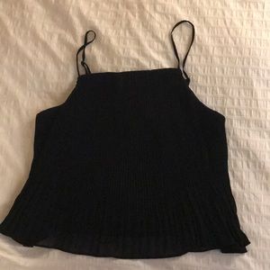 H&M Black flowy tank top